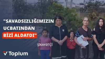 <p>Şikayət&ccedil;i: &quot;Savadsızlığımızın ucbatından bizi aldatdı&quot;</p>