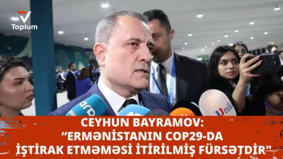 <p><span style="font-size:18px"><span style="font-family:Times New Roman,Times,serif"><strong>Ceyhun Bayramov: &ldquo;Ermənistanın COP29-da iştirak etməməsi itirilmiş f&uuml;rsətdir&quot;</strong></span></span></p>